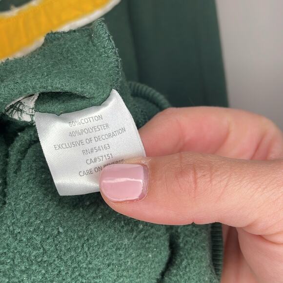 Vintage NFL Green Bay Packers Hoodie Embroidered Pullover Sweatshirt Men XL 90s - Picture 4 of 7